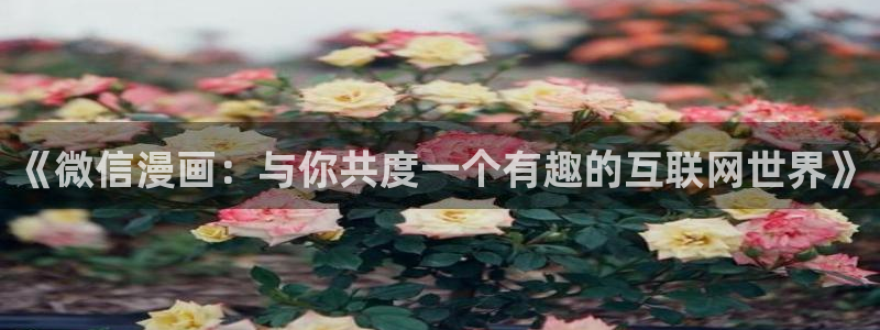 包子漫画app下载正版：《微信漫画：与你共度一个有趣的互联网世界》